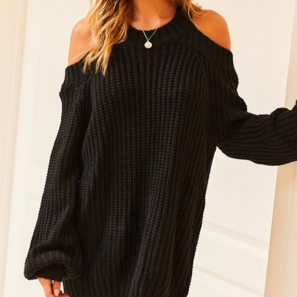 So In Love Black Open Back Sweater - Picture 4 of 13